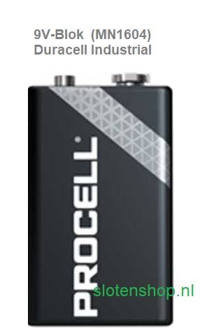 Duracell 9 volt blok PROCELL