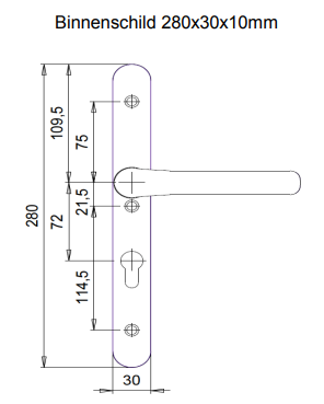 Renovatie schilden tekening 280mm