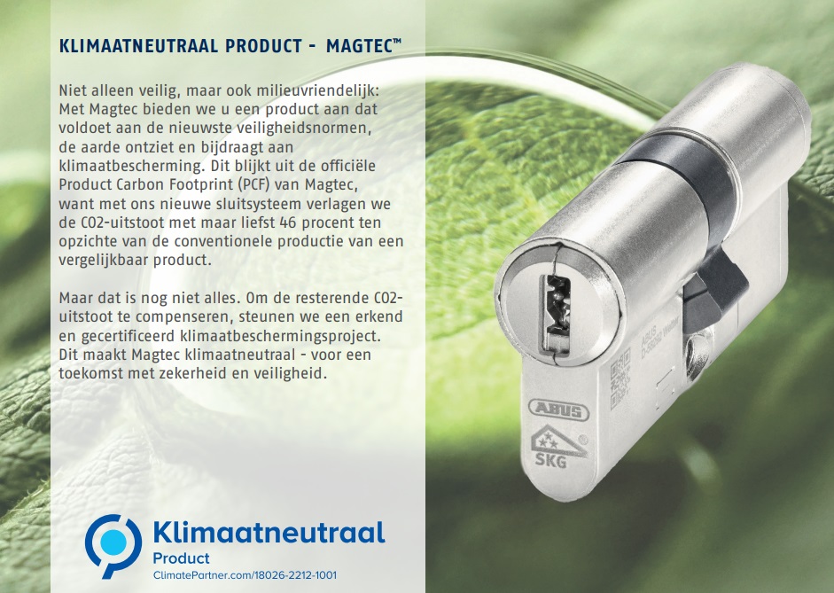 Klimaatneutraal product - Pfaffenhain Magtec SKG***® cilinder